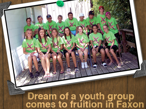 Dream of a youth group comes to fruition in Faxon