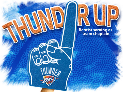 Thunder Up: Baptist serving as team chaplain