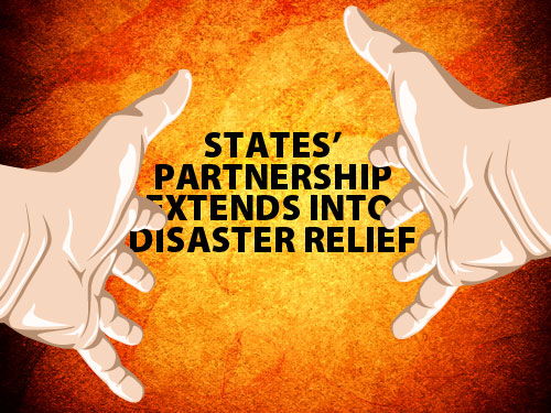 States’ partnership extends into disaster relief