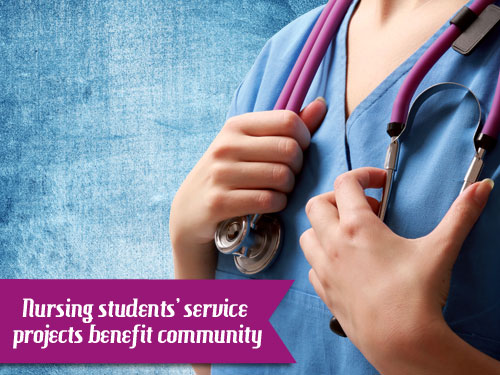 Senior OBU nursing students’ service projects benefit local community