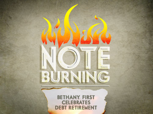 Note burning: Bethany, First celebrates debt retirement