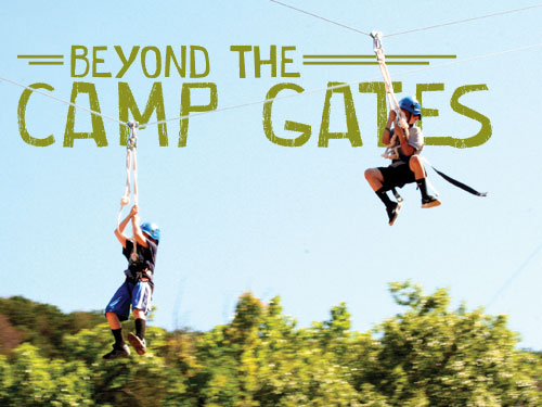 Beyond the camp gates