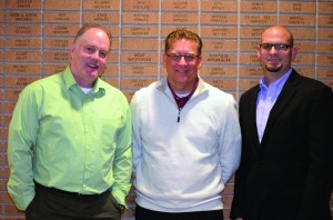 Pastors’ Conference officers for 2014 include, from left, Steve Lewis, pastor of Tulsa, Parkview, first vice president; Rick Longcrier, pastor of Miami, First, president; Rusty McMullen, pastor of Sayre, First, second vice president.