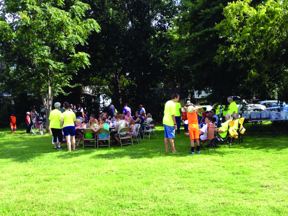 Almost 30 children attended Longwood’s “backyard Bible club” in a nearby neighborhood. This experience led to serving more than 200 in a follow-up block party. 