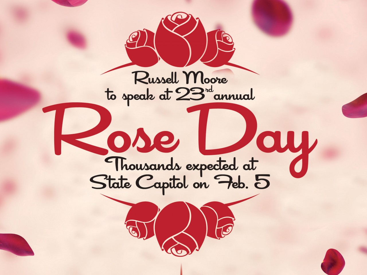 Moore to speak at Rose Day