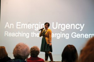 Rachel Forrest presents “An Emerging Urgency” on the desperate need to reach the Emerging Generation. 