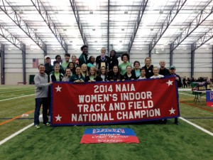 Lady Bison capture NAIA track title