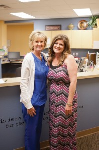 Theresa Nelson, left, serves as MOJ Medical Administrator, developed a close relationship with Balch, throughout Morgan’s transformation.
