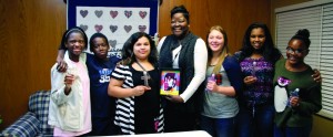 Wanda Pratt, center, received a gift that was made by the children at Baptist Children’s Home (Photo: Provided)