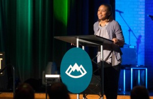 Black, white, Asian and Iranian pastors and leaders addressed racial disunity Friday (March 27) during the 2015 Ethics & Religious Liberty Commission Leadership Summit in Nashville. Trillia Newbell, the ERLC's director for community outreach, spoke on "United: Captured by God's Vision for Diversity." (Photo: ERLC)