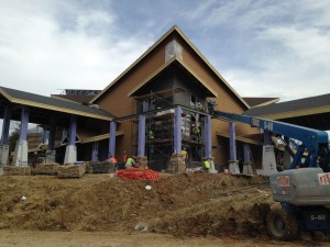The Jordan Welcome Center is expected to be finished this summer