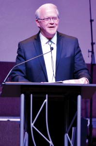 Frank Page, president and chief executive officer of the Southern Baptist Convention Executive Committee, was a keynote speaker during the Friday evening session (Photo: Chris Doyle)