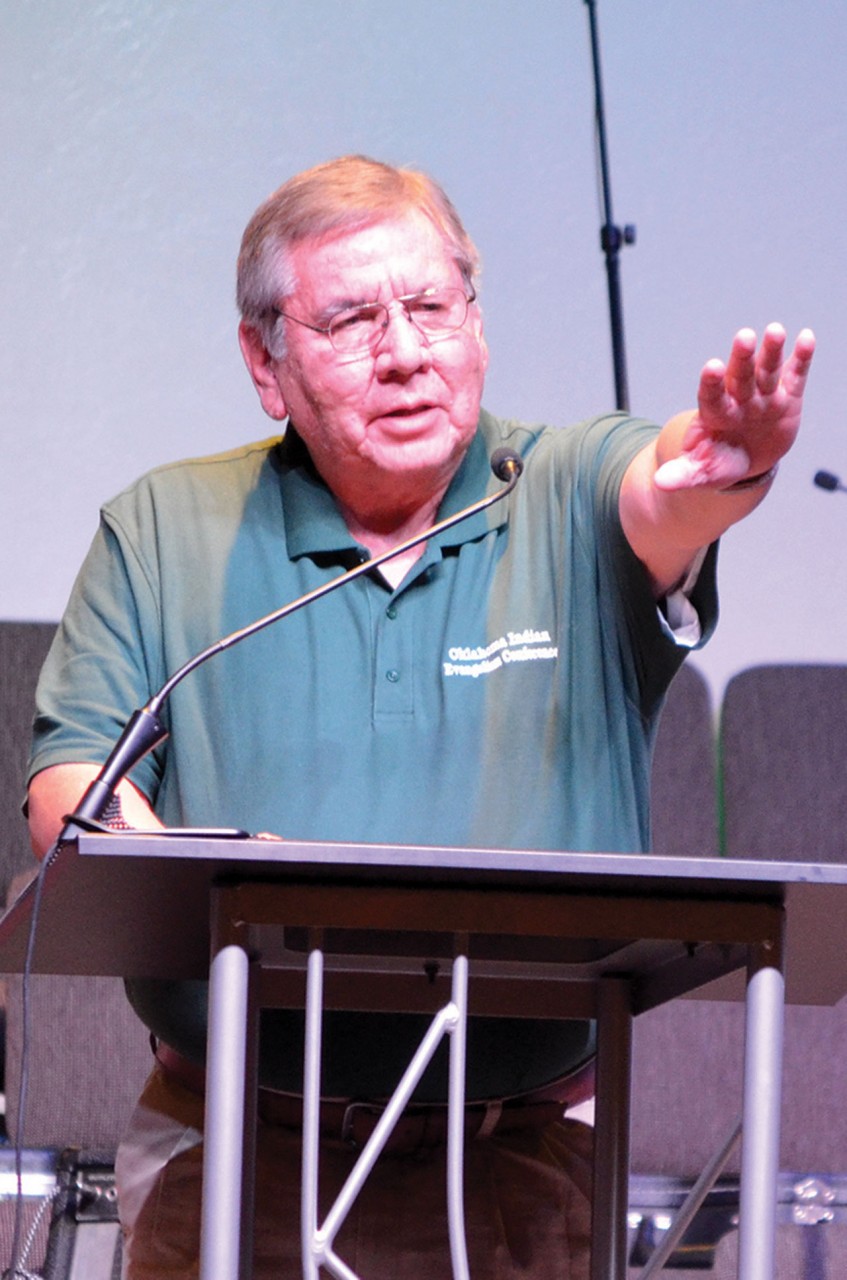 Emerson Falls, BGCO Native American specialist, served as director of the Oklahoma Indian Evangelism Conference (Photo: Chris Doyle)