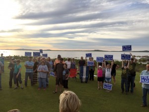 Members of the Altus community gather to pray for rain. (Photo: Provided)