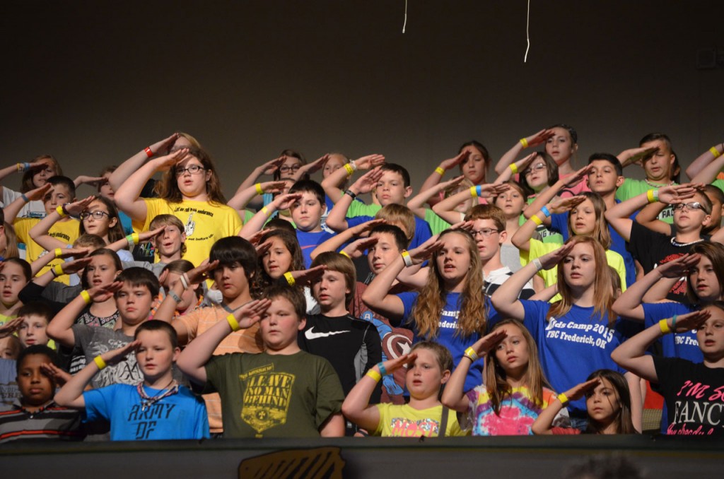 The camp choir was a major part of the ACC worship experience (Photo: Chris Doyle)