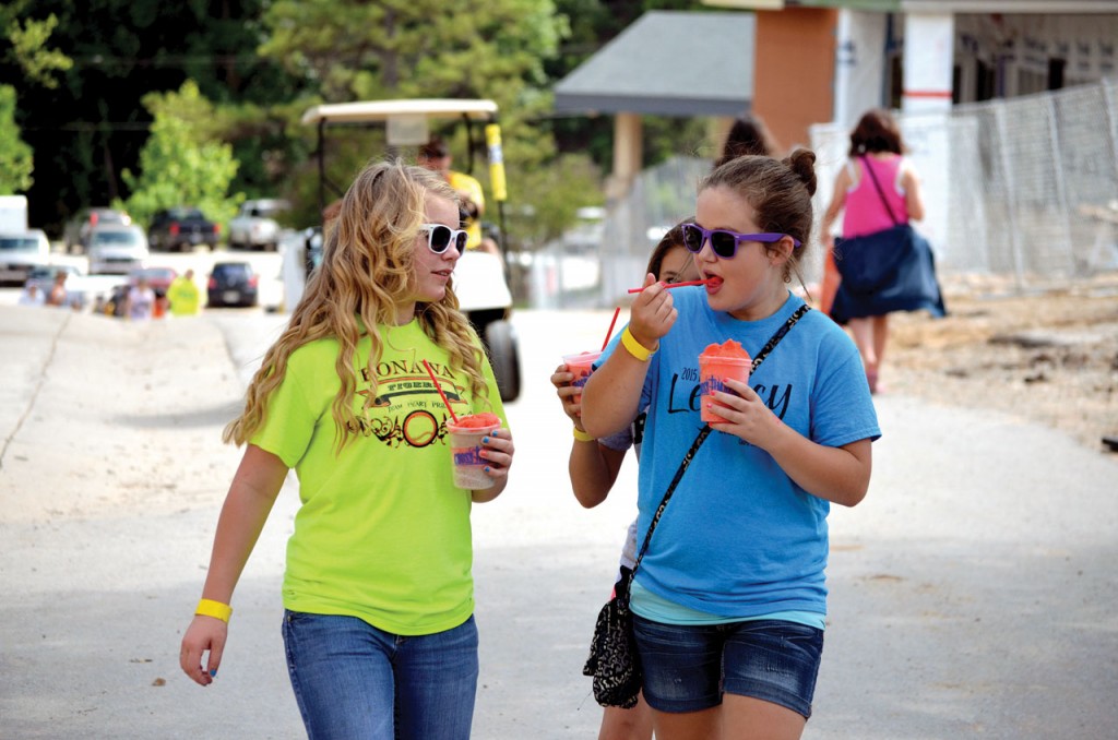 Enjoying an Icee is a Falls Creek tradition (Photo: Chris Doyle)