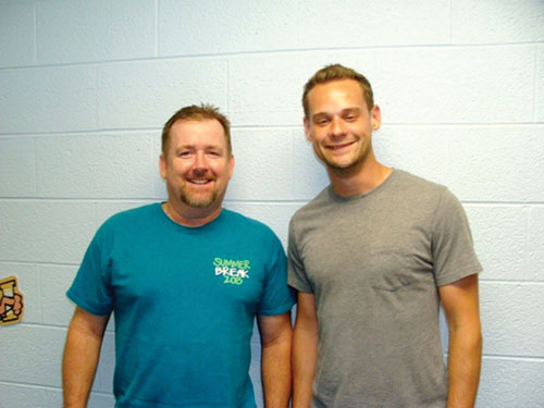 From left, Rick Jones and Chad Jones, members of Muskogee, First. Jones accepted Christ at the BGCO Men’s Rewired Retreat and was connected to the church through Sunday School. (Photos: Provided)