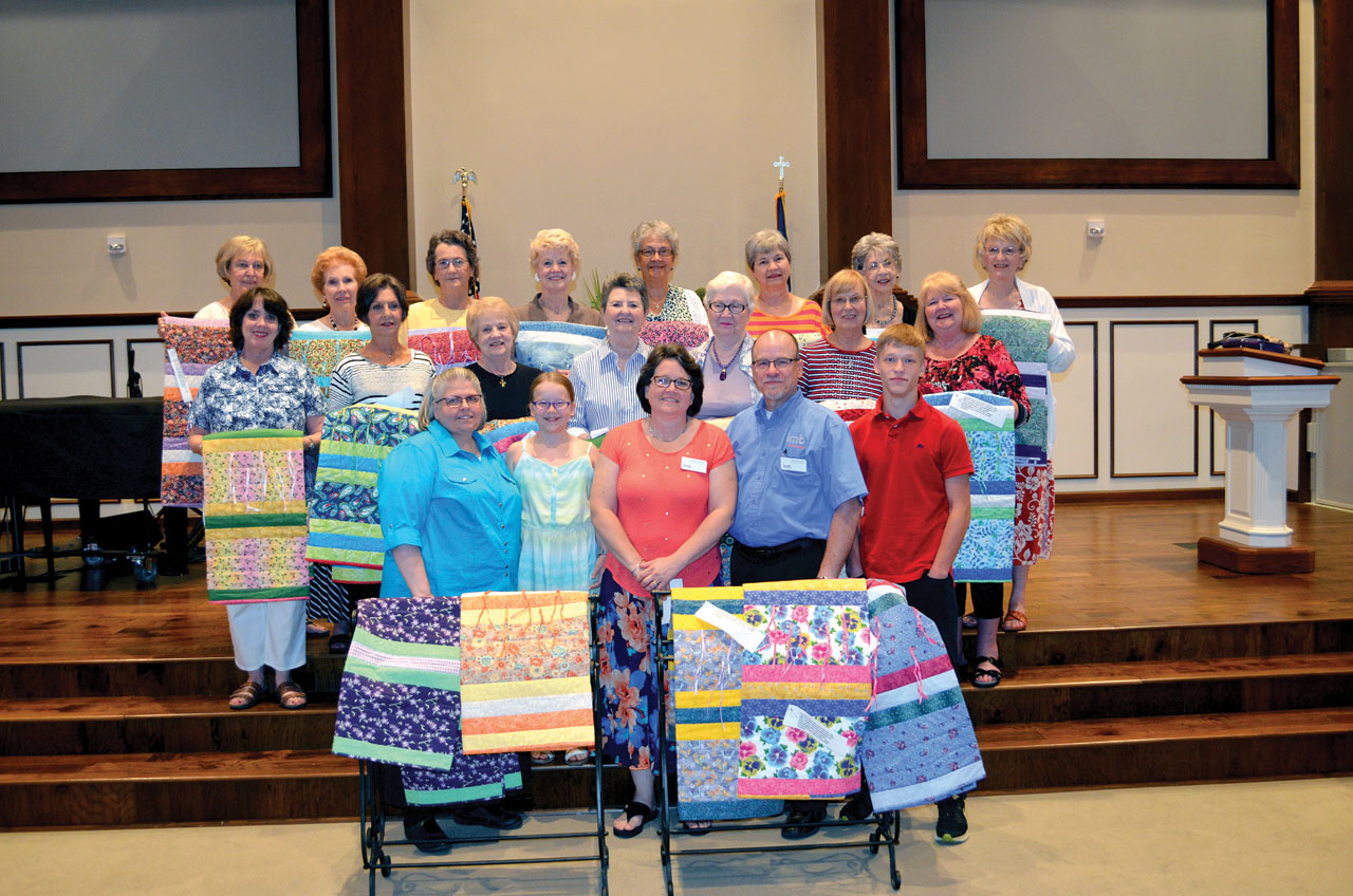 Partnership missions:  Prayer quilts headed to Russia
