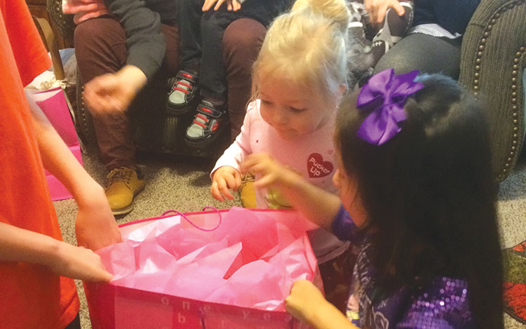 photos: provided Presents are always part of a birthday party.