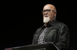 James McDonald, pastor of Harvest Bible Chapel in Rolling Meadows, Ill., shares about his heart for pastors out of 2 Timothy during the 2016 Southern Baptist Convention Pastors' Conference on Sunday, June 12 in St. Louis. (Photo: Miranda Johns)