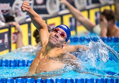 Caeleb Dressel won a gold medal as part of the U.S. men’s 4x100-meter freestyle relay team Sunday, Aug. 7 (Photo not taken during competition). Photo courtesy of Bold Action Media 