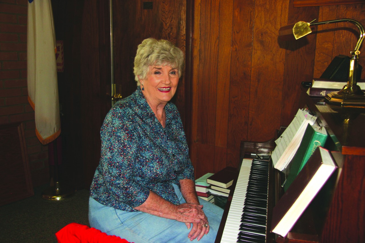 Burns Flat pianist is missionary to local store customers, employees