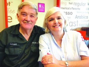 Richard and Deborah Collins. Photo: Corey Smith