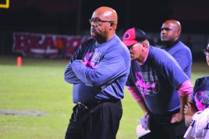 Grandfield Coach William Dickey is one of the first African-Americans to coach eight-man football in Oklahoma Photo: Chris Doyle
