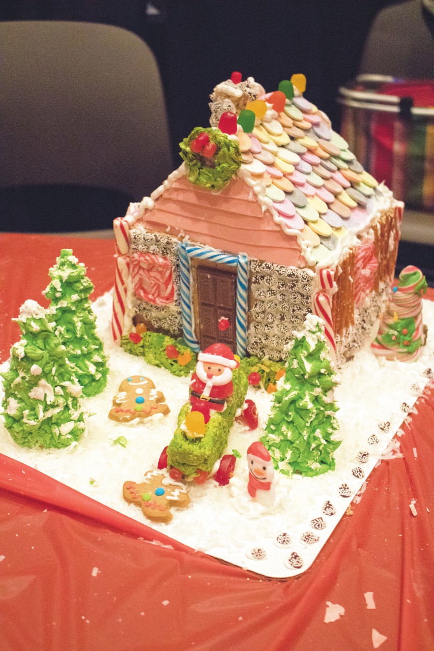 The winning house of the gingerbread house overall competition