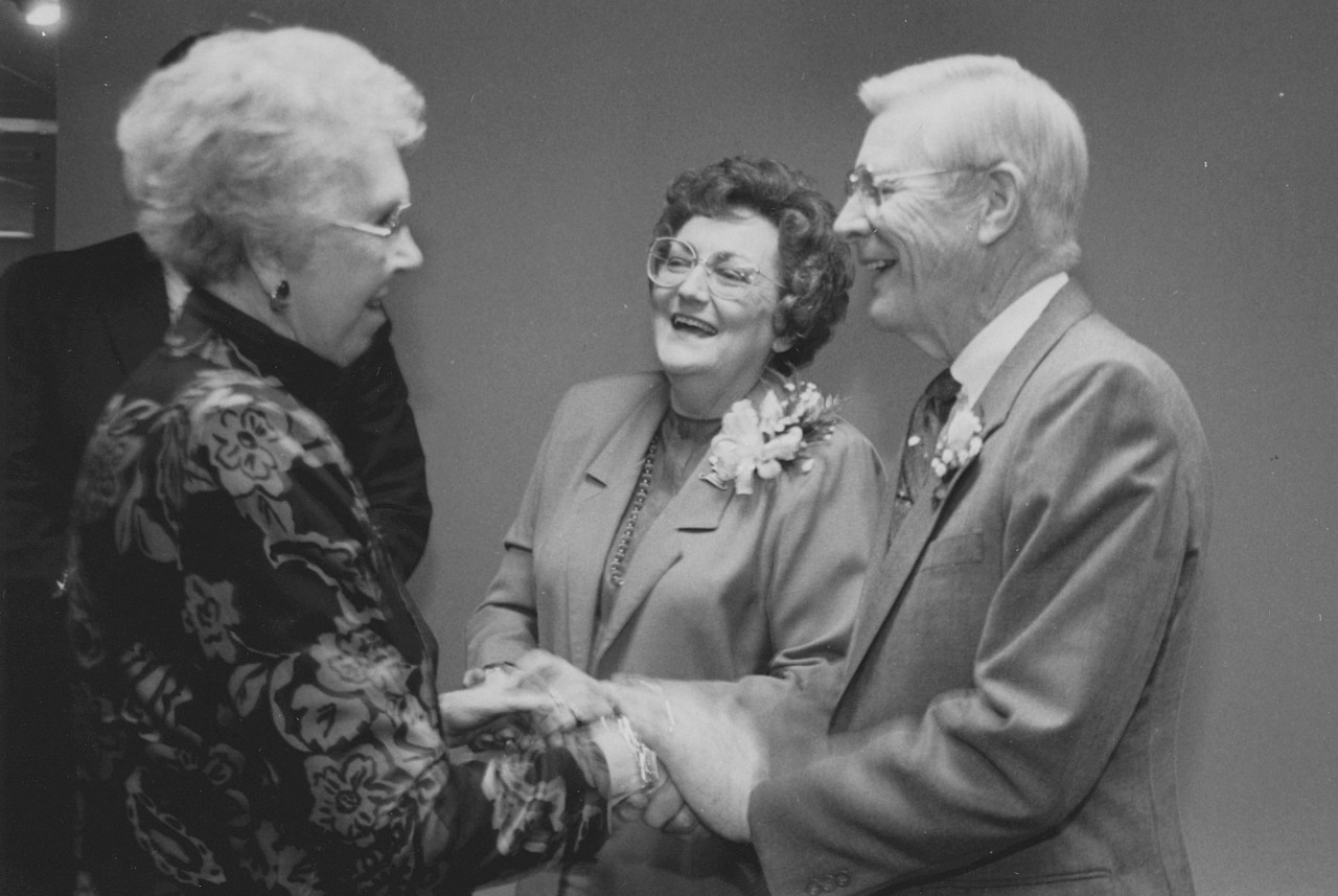 Garlow and his wife Willa Ruth, center, shared a passion for people and for church work.