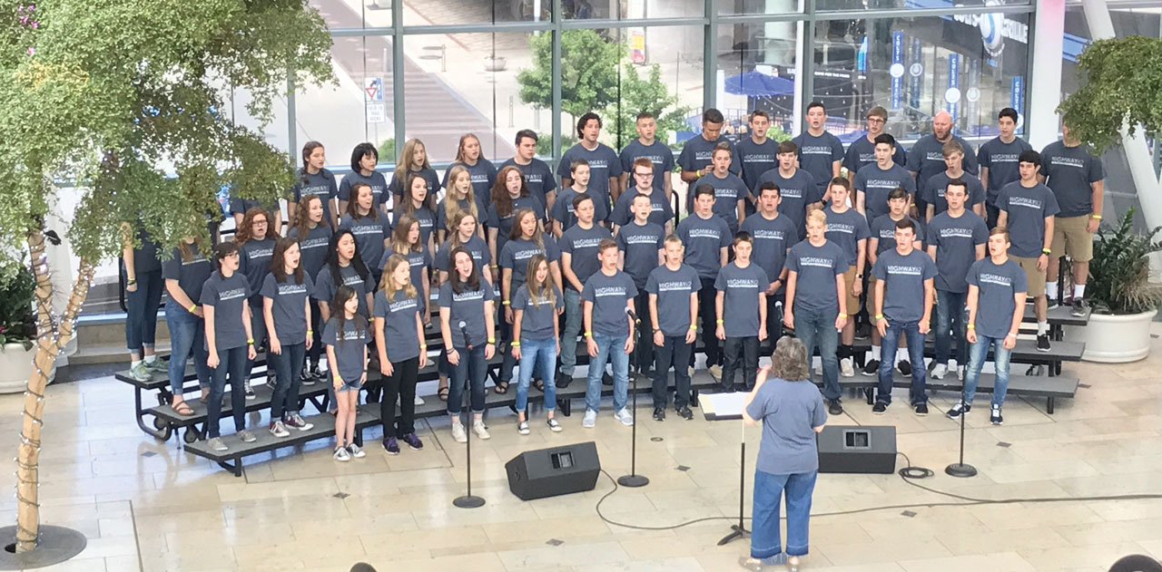 Newcastle, First student choir shares the Gospel in KC & Indy