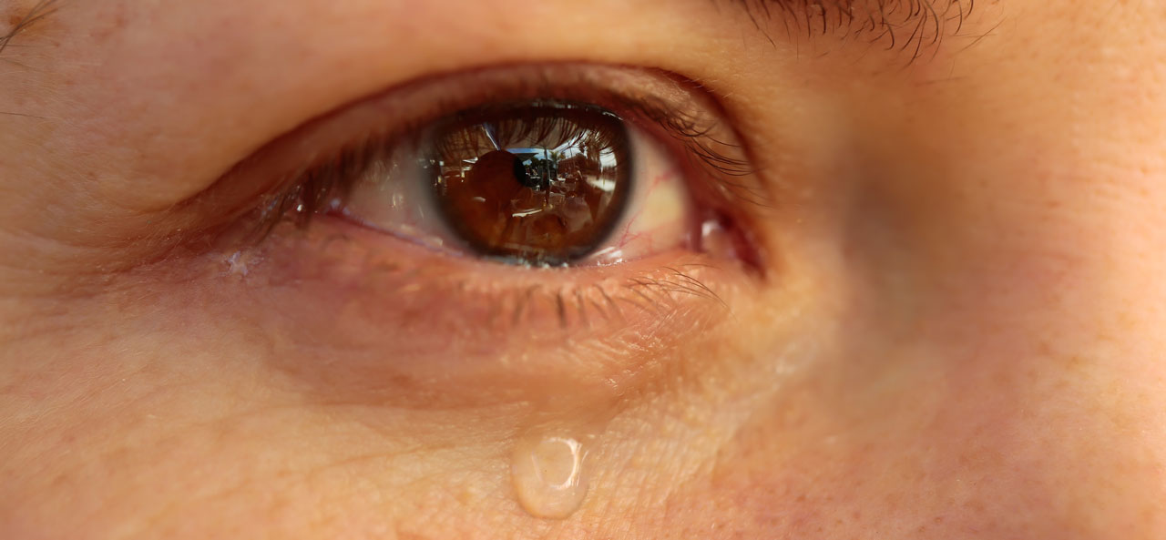 Multiply: A tear from a glass eye