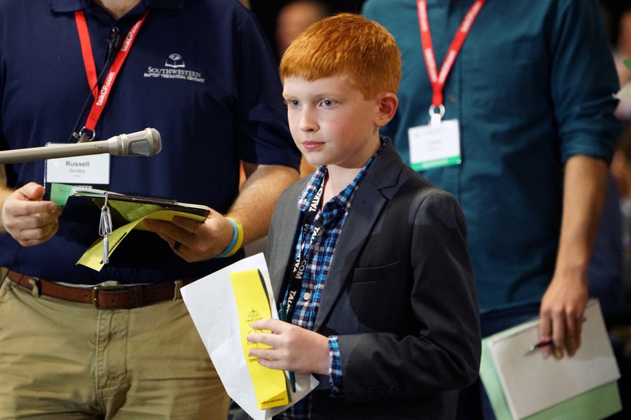 10-year-old advances SBC ministry day