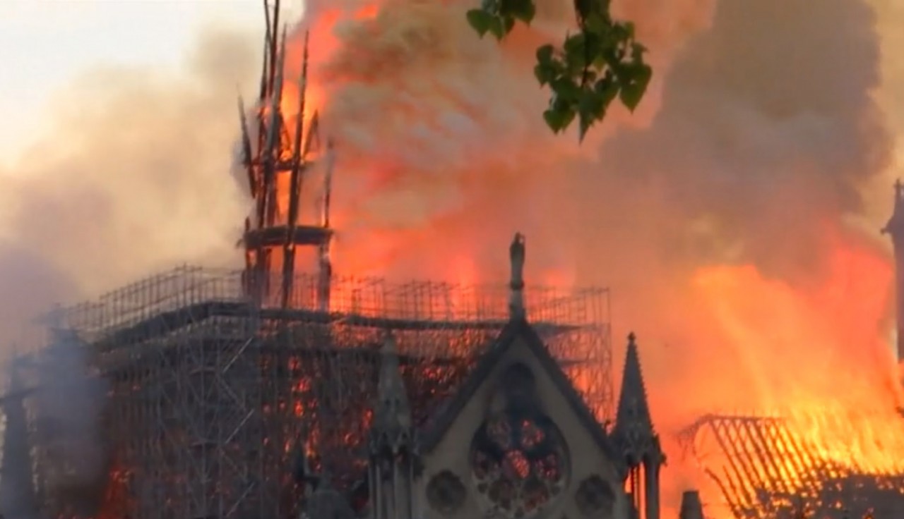 Notre Dame Cathedral fire spurs ‘rightful mourning’