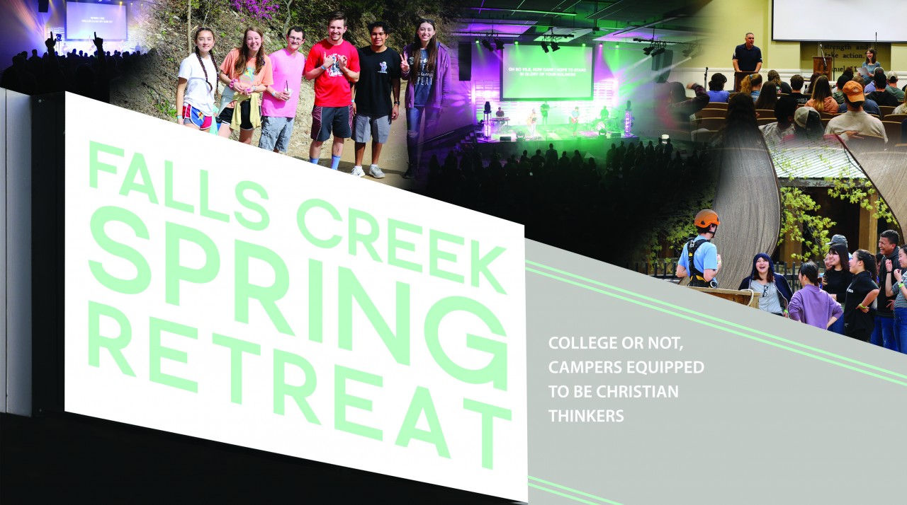 Falls Creek Spring Retreat: College or not, campers equipped to be Christian thinkers