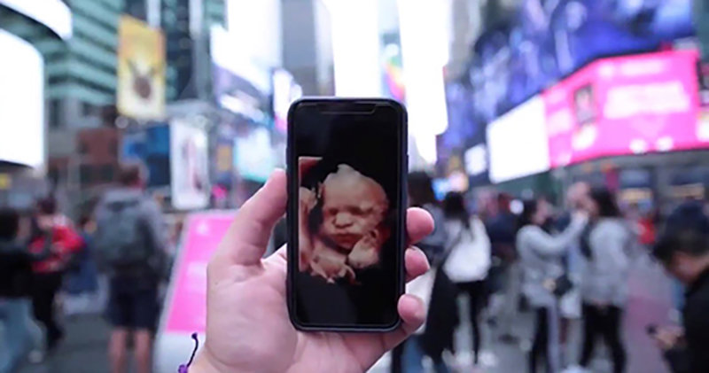 ‘Alive from New York’:  Pro-lifers rally in Times Square