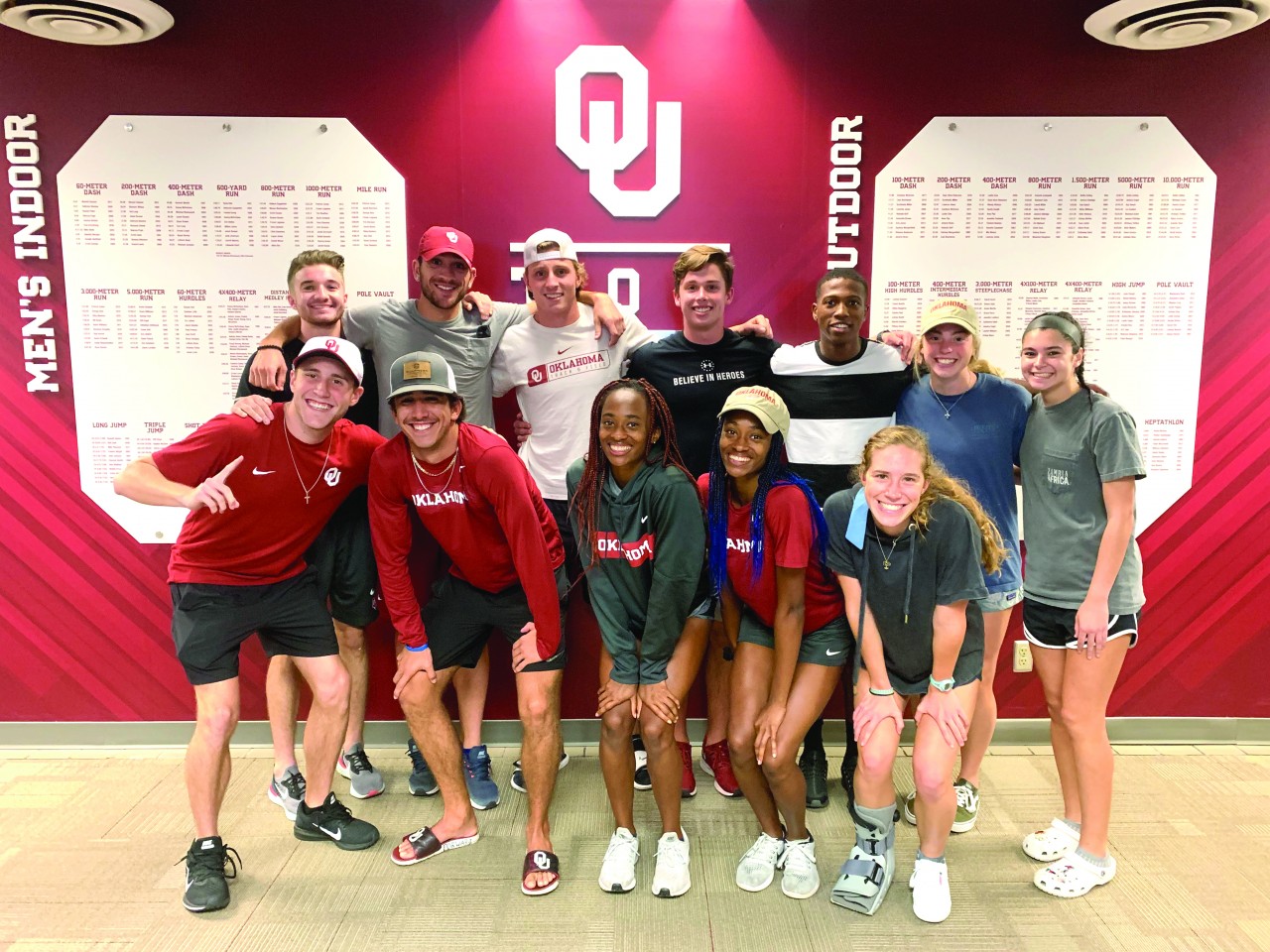 Adoh on the go: OU track athlete still serving God, has Olympic goals