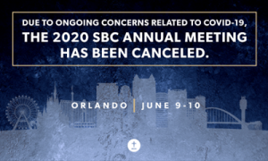2020 SBC Annual Meeting canceled - Baptist Messenger of Oklahoma
