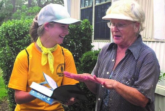 OBU student serves her home with DR