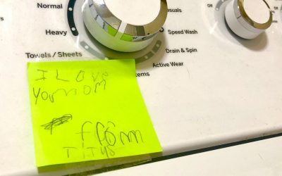 Rite of passage: Unexpected love note