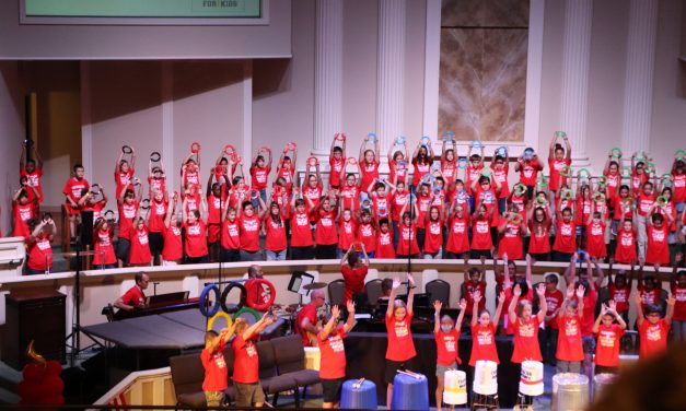 Children ‘go for the gold’ at 2021 Worship Arts Camp for Kids
