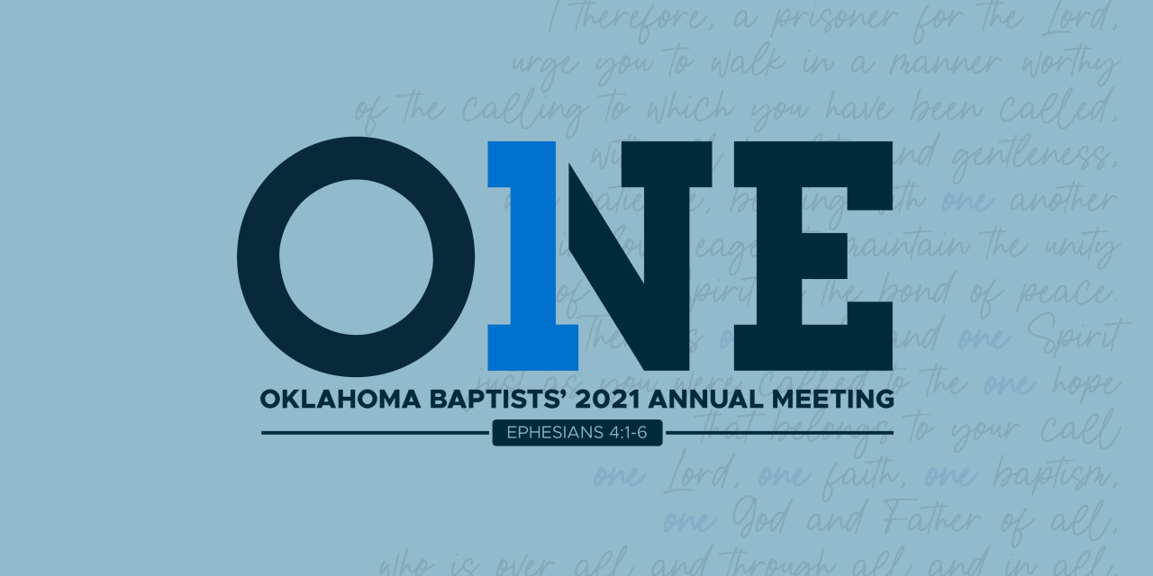 Oklahoma Baptists to gather for 115th Annual Meeting, Nov. 15-16