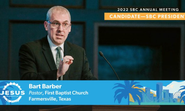 Texas pastor Bart Barber announced as candidate for SBC president