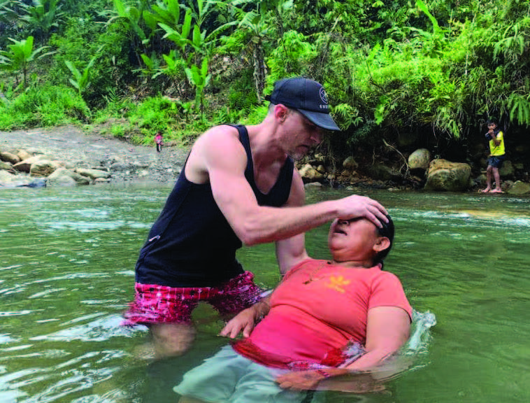 First known believer baptized among people group