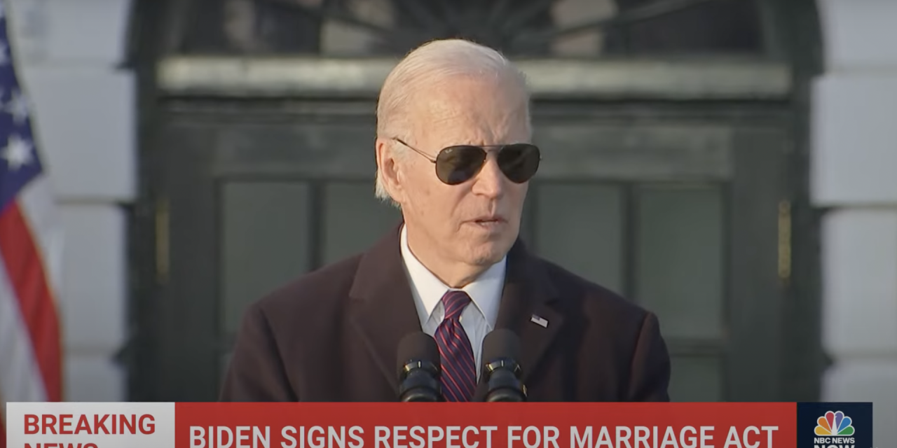 Biden signs ‘Respect for Marriage Act’ amid religious liberty concerns