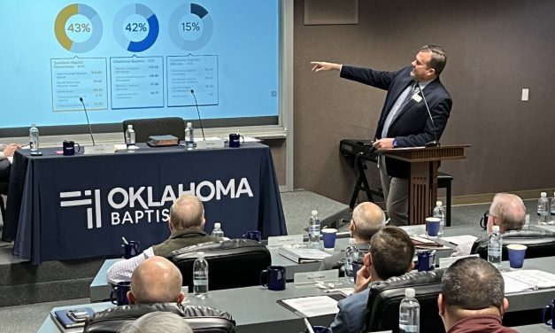 Oklahoma Baptists celebrate $1 billion cumulative CP giving milestone at March board meeting
