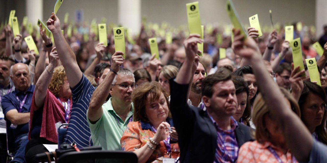 Southern Baptists pass first approval of constitutional amendment over women pastors