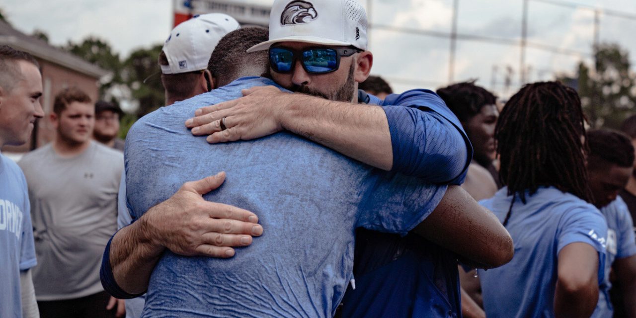 Shorter University football team sees 48 decisions, 17 baptisms before start of season