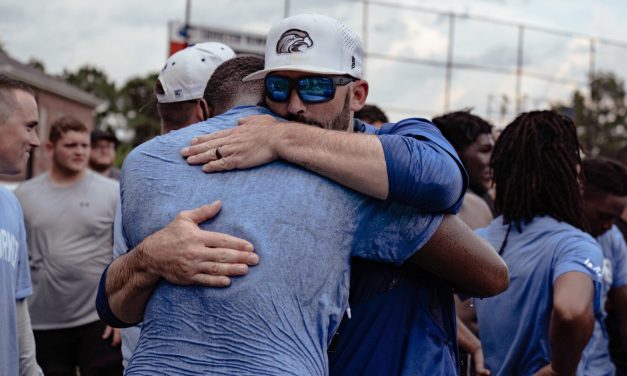 Shorter University football team sees 48 decisions, 17 baptisms before start of season