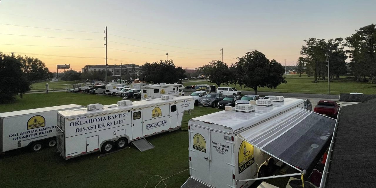 Oklahoma Baptist Disaster Relief Helping Hurricane Helene Relief